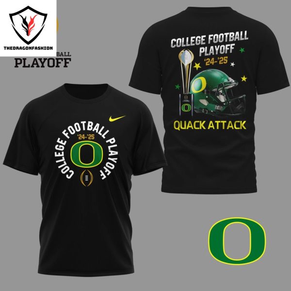 Oregon Ducks College Football Playoff Quack Attack 3D T-Shirt