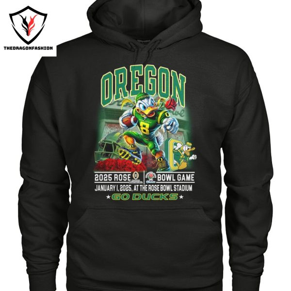 Oregon Ducks Football 2025 Rose Bowl Game Go Ducks Unisex T-Shirt