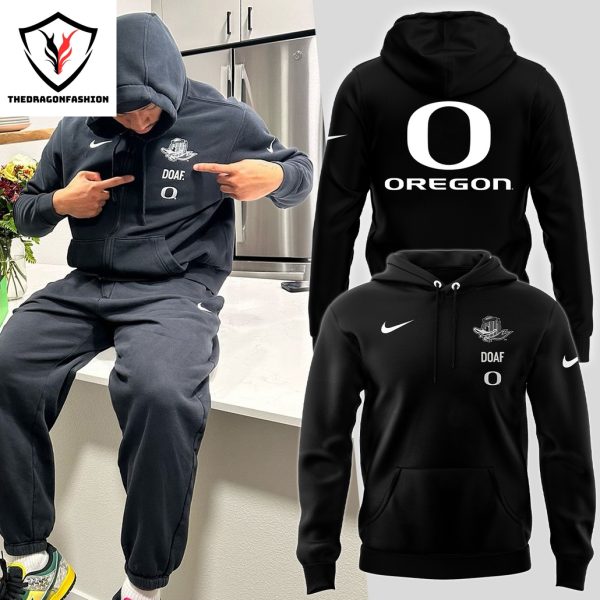 Oregon Ducks Football Only Doaf Hoodie – Black