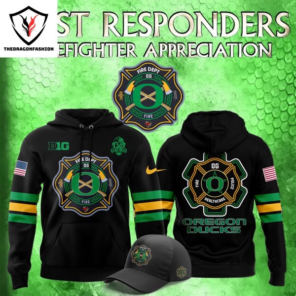 Oregon Ducks x 2024 Firefighter Appreciation Night Hoodie