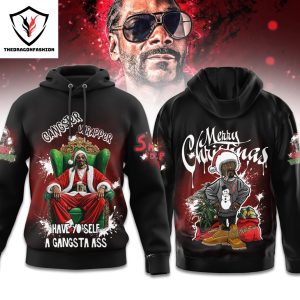 Snoop Dogg Gangster Wrapper Merry Christmas 3D T-Shirt