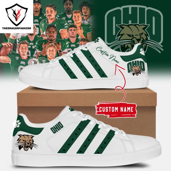 Personalized 2024 Mac Champions Ohio Bobcats Football Stan Smith Shoes