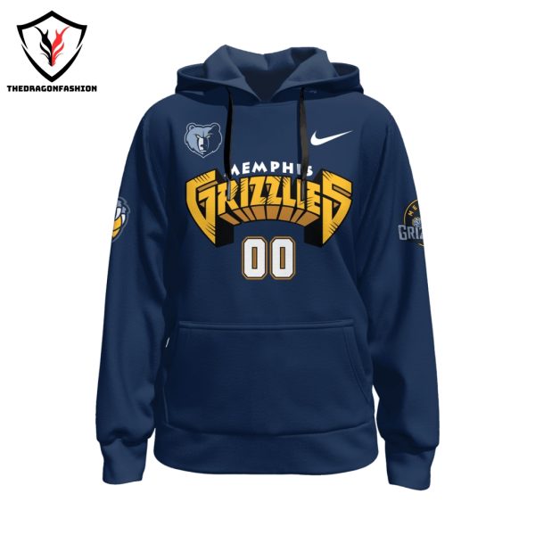 Personalized Memphis Grizzlies Grind City Design Hoodie