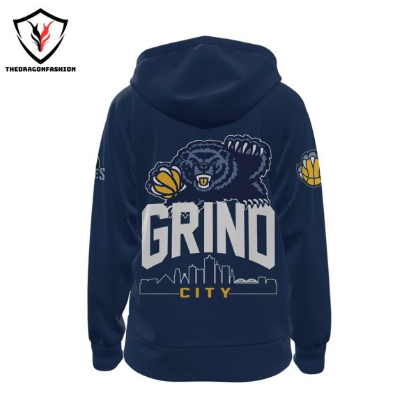 Personalized Memphis Grizzlies Grind City Design Hoodie