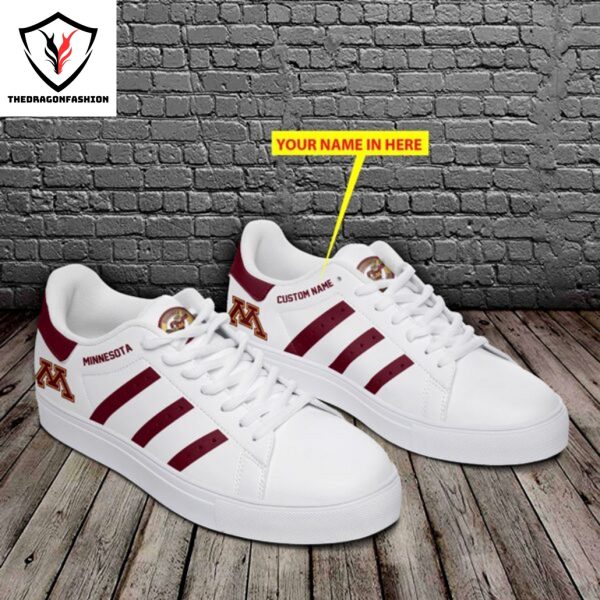 Personalized Minnesota Golden Gophers Logo Design Stan Smith Shoes