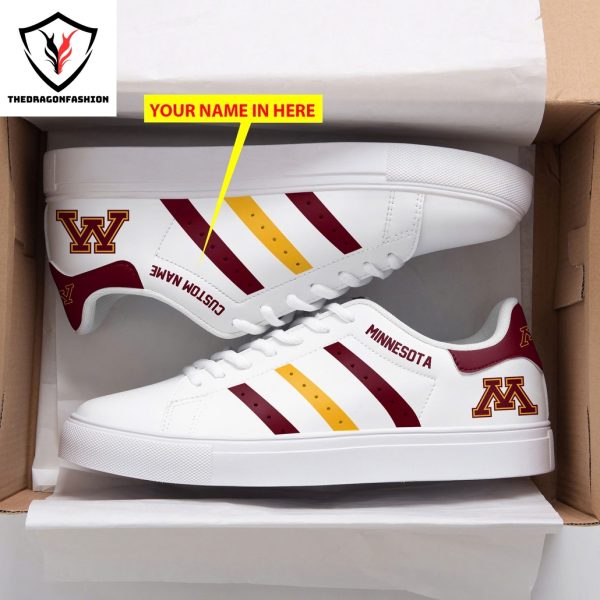 Personalized Minnesota Golden Gophers Logo Stan Smith Shoes