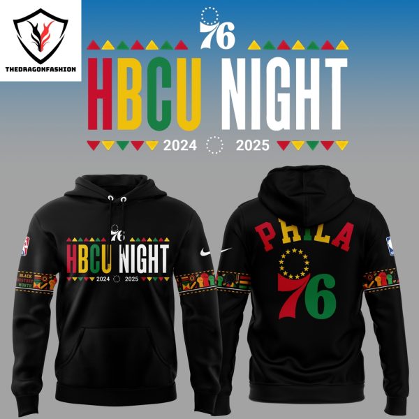 Philadelphia 76ers HBCU Night 2024-2025 Hoodie