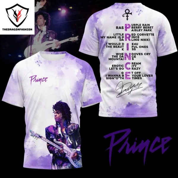 Prince I Wanna Be Your Lover Signature 3D T-Shirt