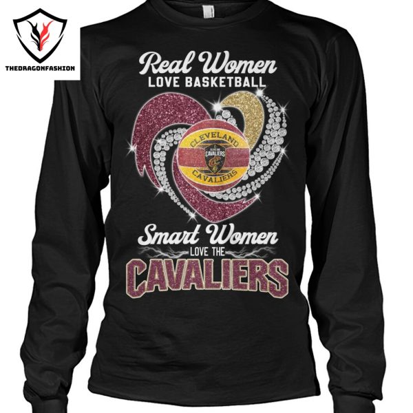 Real Women Love Basketball Smart Women Love The Cleveland Cavaliers Unisex T-Shirt