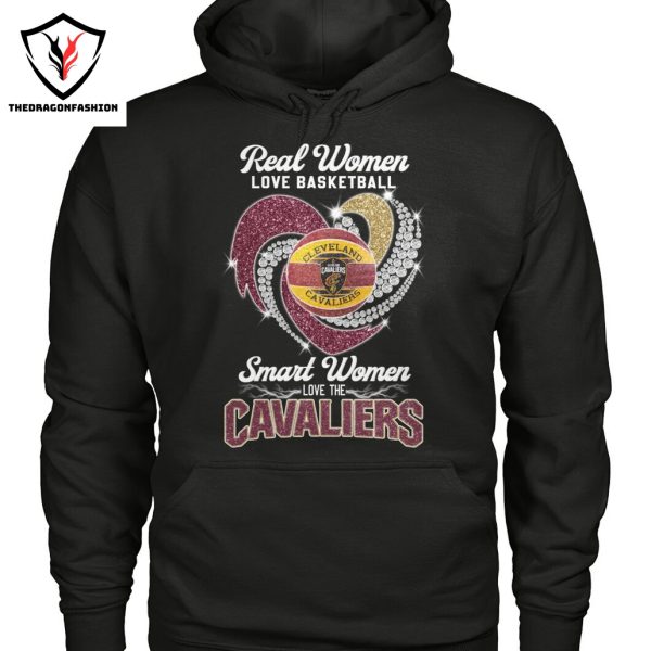 Real Women Love Basketball Smart Women Love The Cleveland Cavaliers Unisex T-Shirt