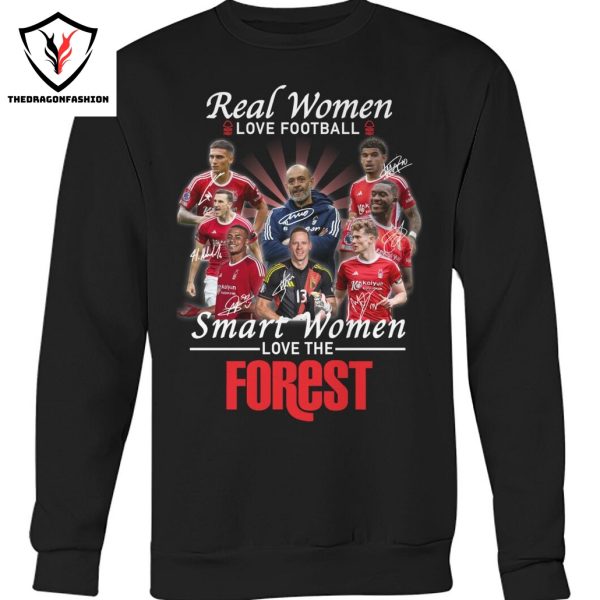 Real Women Love Football Smart Women Love The Nottingham Forest F.C. Unisex T-Shirt