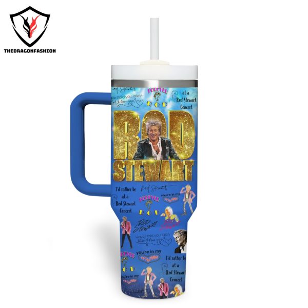 Rod Stewart Da Ya Think Im Sexy Tumbler With Handle And Straw