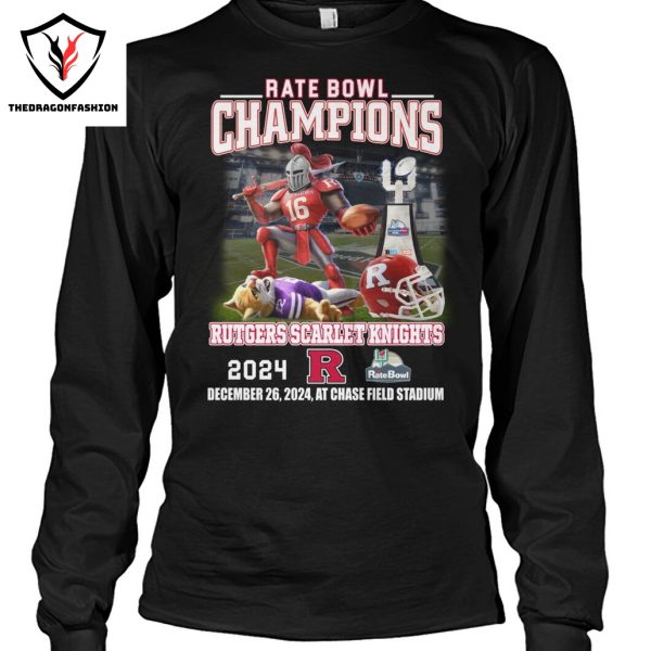 Rutgers Scarlet Knights Rate Bowl Champions 2024 Unisex T-Shirt