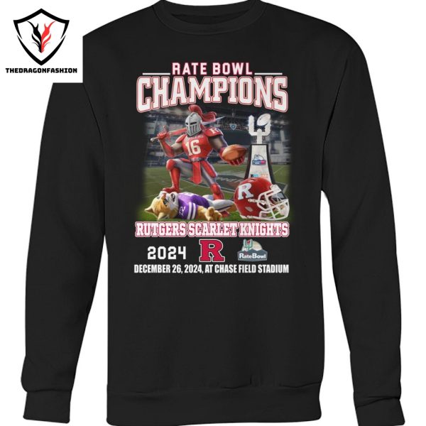 Rutgers Scarlet Knights Rate Bowl Champions 2024 Unisex T-Shirt