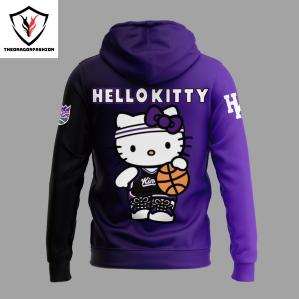 Sacramento Kings Basketball x Hello Kitty Design Hoodie