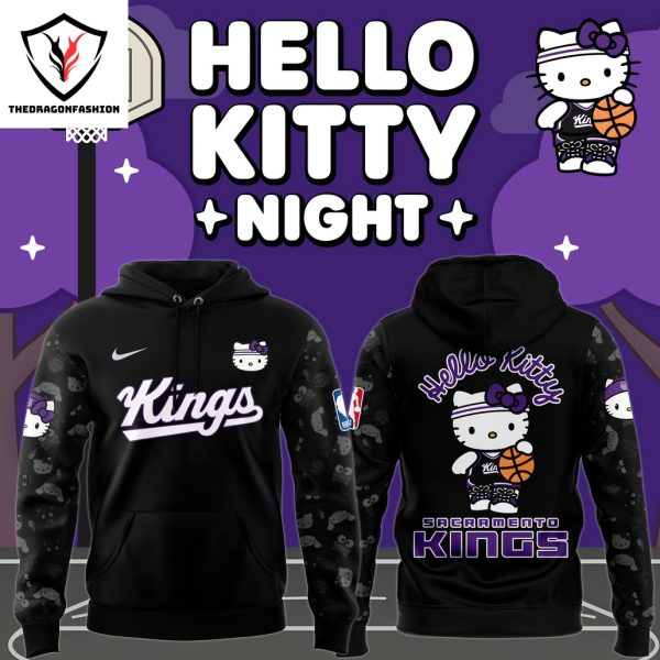 Sacramento Kings x Hello Kitty Night Design Hoodie