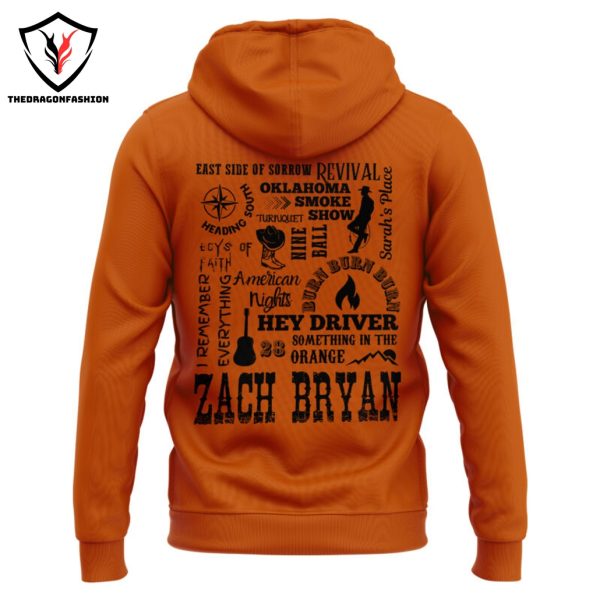 Sacramento Kings x Zach Bryan 2024 Tour Hoodie – Orange