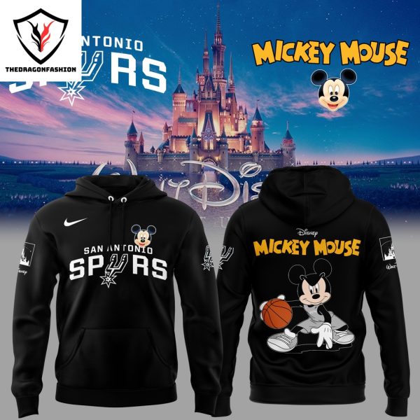 San Antonio Spurs x Mickey Mouse Hoodie – Black