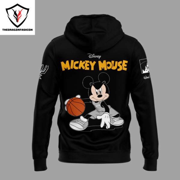 San Antonio Spurs x Mickey Mouse Hoodie – Black