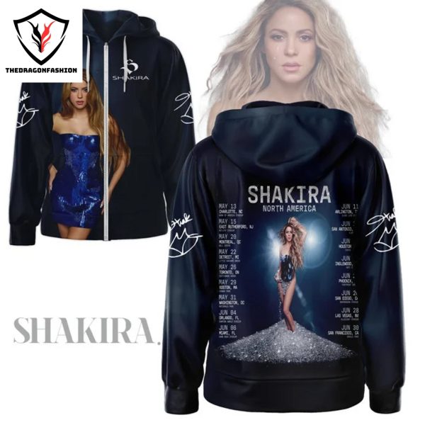 Shakira North America Tour Signature Zip Hoodie