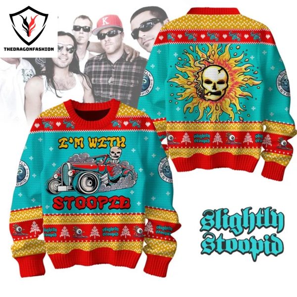 Slightly Stoopid Im With Stoopid Sweater