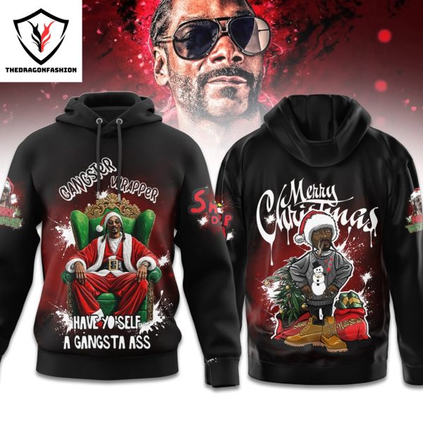 Snoop Dogg Gangster Wrapper Merry Christmas Hoodie