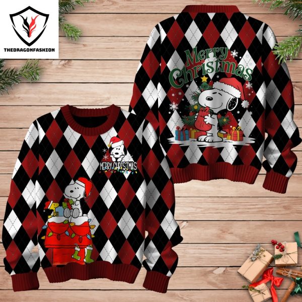 Snoopy Merry Christmas Design Sweater