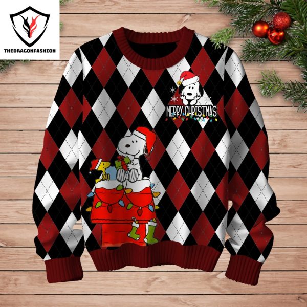 Snoopy Merry Christmas Design Sweater