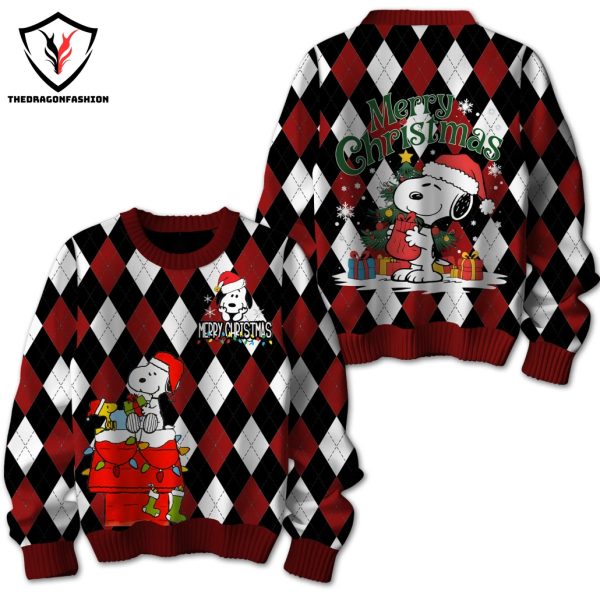 Snoopy Merry Christmas Design Sweater