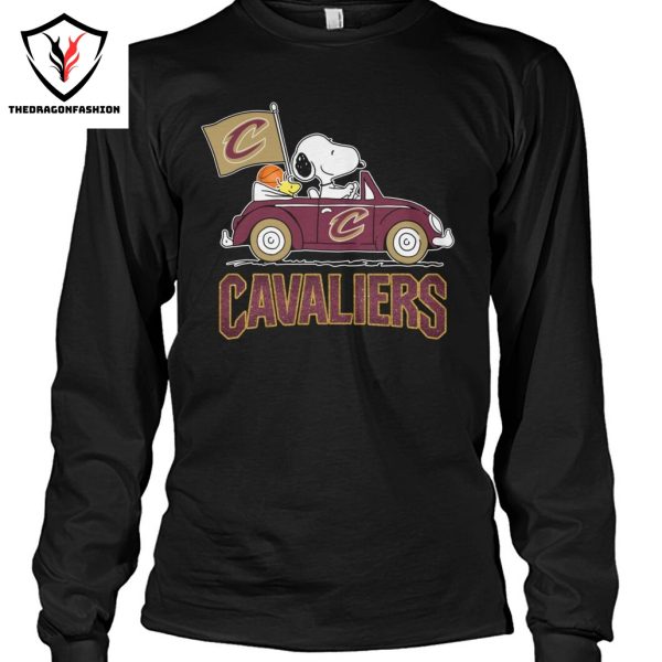 Snoopy x Cleveland Cavaliers Basketball Unisex T-Shirt