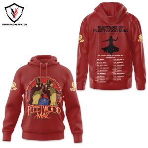 Fleetwood Mac Live In Concert 2025 Hoodie – Red