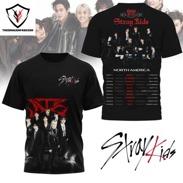 Stray Kids North America World Tour 3D T-Shirt