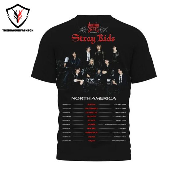 Stray Kids North America World Tour 3D T-Shirt