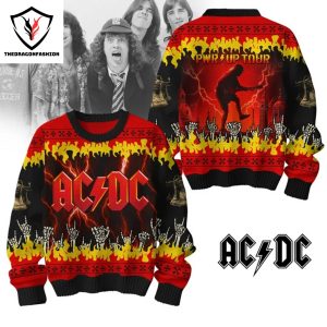 AC DC Pwr Up Tour Design Sweater