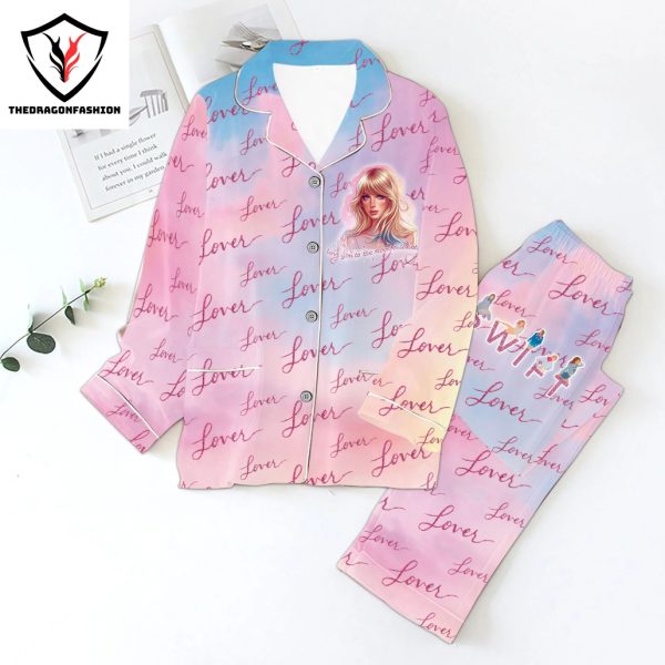 Taylor Swift Love You To The Moon And Saturn Pajamas Set