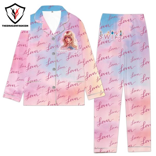 Taylor Swift Love You To The Moon And Saturn Pajamas Set