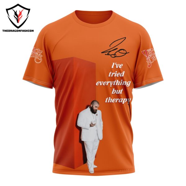 Teddy Swims – Ive Tried Everything But Therapy Signature 3D T-Shirt