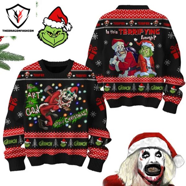 Terrifier How Art The Clown Sweater