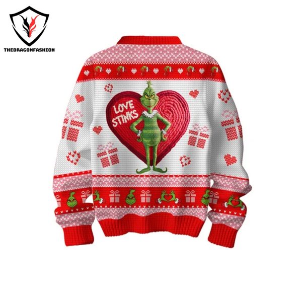 The Grinch Im Back Valentian Day Cancelled Sweater