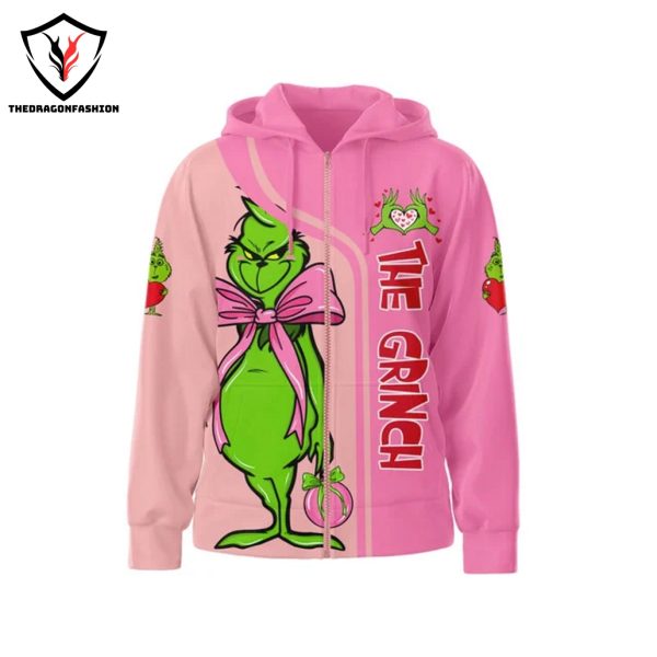 The Grinch Im Back Valentina Day Cancelled Zip Hoodie