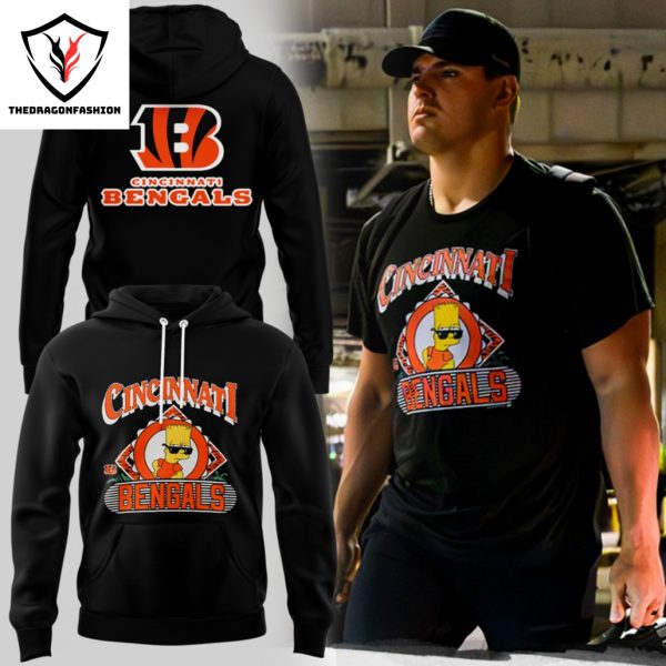 The Simpsons Bart x Cincinnati Bengals Hoodie