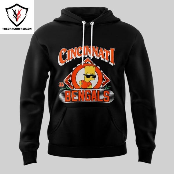 The Simpsons Bart x Cincinnati Bengals Hoodie