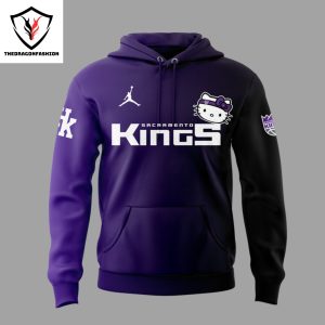 Sacramento Kings Basketball x Hello Kitty Design Hoodie