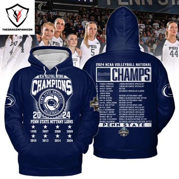 Volleyball National Champions 2024 Penn State Nittany Lions Hoodie