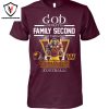 Ohio State Buckeyes – God First Family Second Then Buckeyes  Football Unisex T-Shirt