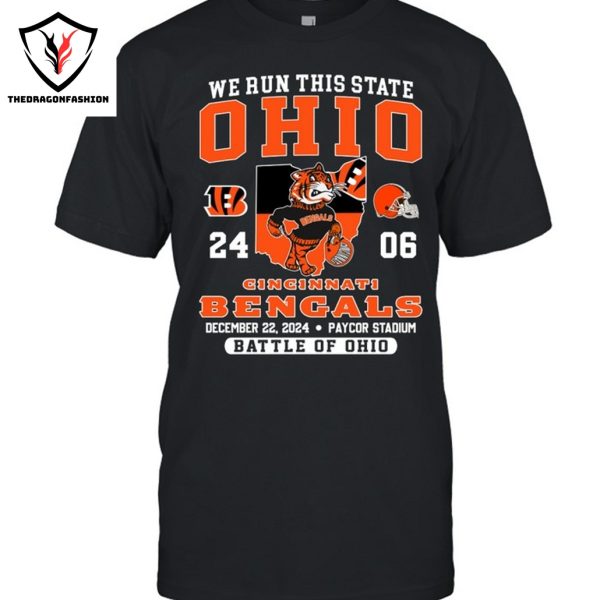 We Run This State Ohio –  Cincinnati Bengals Unisex T-Shirt