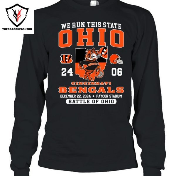 We Run This State Ohio –  Cincinnati Bengals Unisex T-Shirt