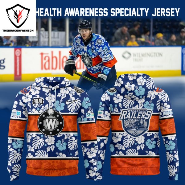 Worcester Railers Mental Health Awareness Specialty Hoodie