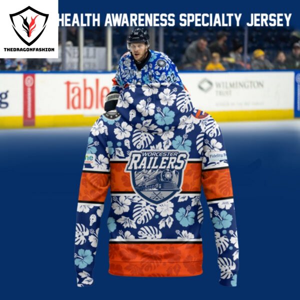 Worcester Railers Mental Health Awareness Specialty Hoodie