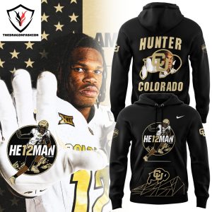 He12man Colorado Buffaloes Travis Hunter Hoodie